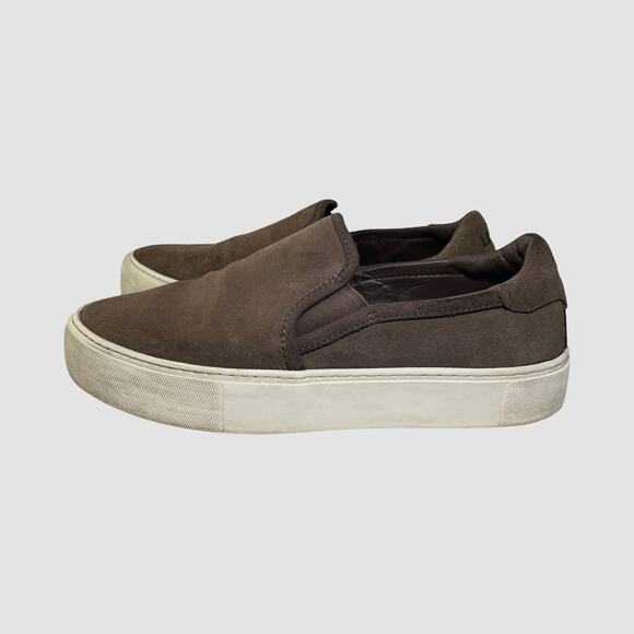 UGG Brown Suede Slip-On Sneakers Women's Size 8 (EU 39) Casual Comfort Shoes - Picture 8 of 11